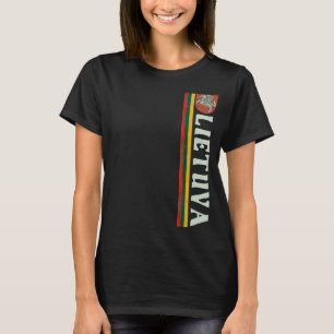 Lithuanian Language Soccer Tee - Retro Style Lietu
