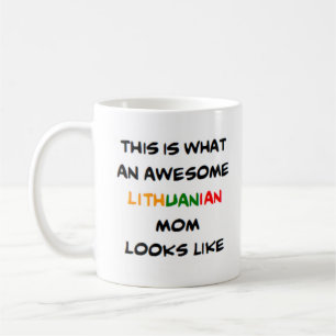 lithuanian mum, awesome coffee mug