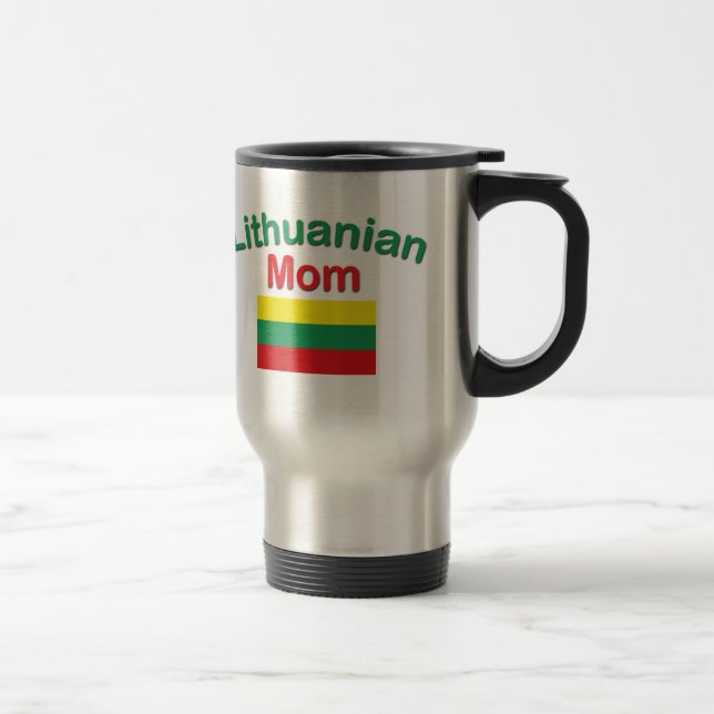 Lithuanian Mum Travel Mug (Right)