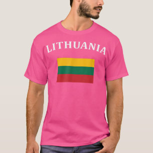 Lithuanian Pride Flag Lithuania Great Gift Tee