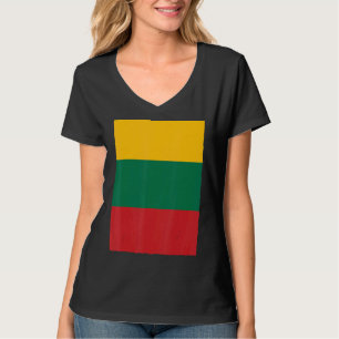 Lithuanian Retro Vintage National Flag Lithuania T-Shirt