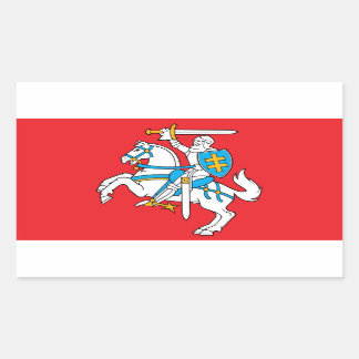 Lithuanian State Flag Rectangular Sticker