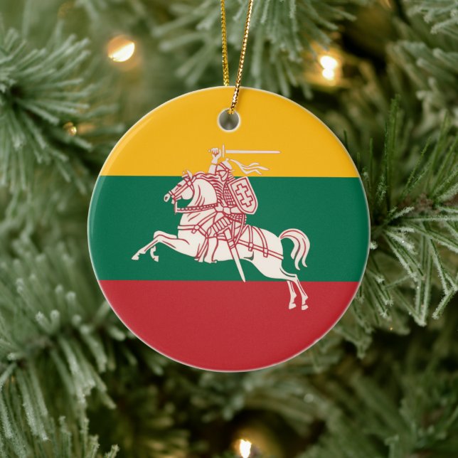 Lithuanian Vytis Ceramic Tree Decoration (Tree)