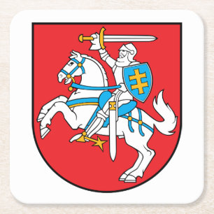 Lithuanian Vytis Coaster Set