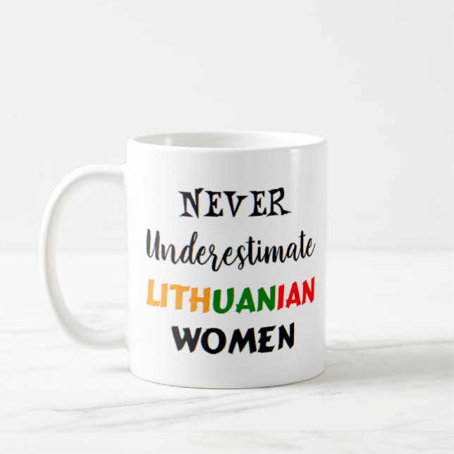 lithuanian women coffee mug (Left)