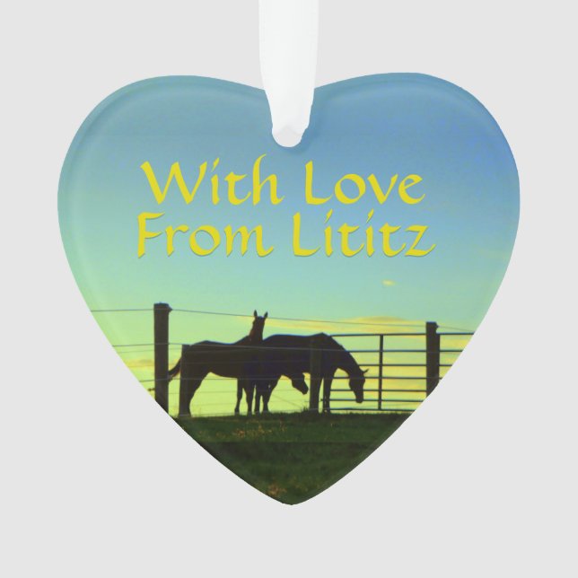 Lititz Ornament! Farm Life! Visit Lititz! Ornament (Front)