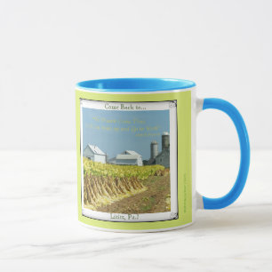 Lititz Pa. Lancaster County Farm. Amish Proverb Mug