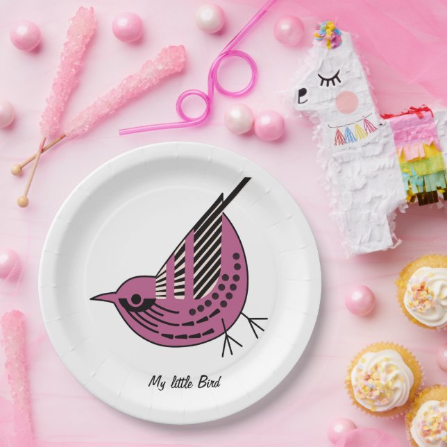 Litte Birdy  Paper Plate (Party)