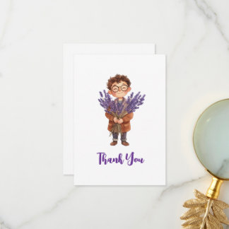 Litte Boy Thank You Card