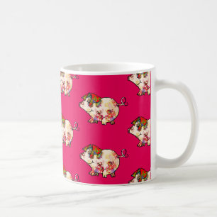 Litte Cosmic Love Pig Coffee Mug