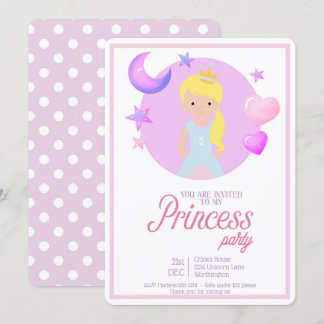 Litte Princess Birthday Party Invitation