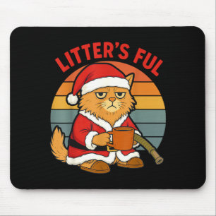 Litter’s Full Cat Christmas Costume Tired Litter’s Mouse Mat