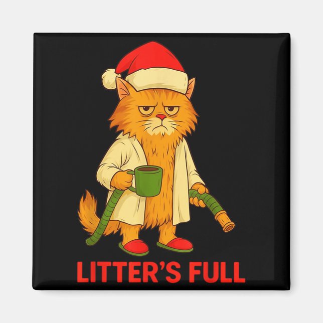 Litter’s Full Cat Parody Tee  Magnet (Front)