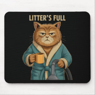Litter’s Full Cat Ugly Christmas  Mouse Mat
