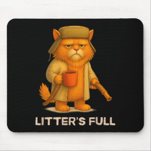 Litter’s Full Funny Cat Parody Lovers Christmas Xm Mouse Mat