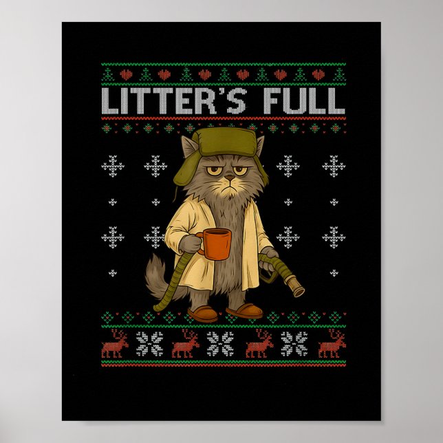Litter's Full Funny Parody Outfit Sarcastic Christ Poster (Front)