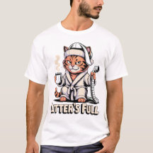 Litter's Full Grumpy Cat Robe Humor Feline Life