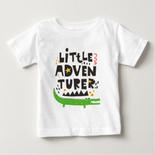 Little Adventurer Alligator Baby T-Shirt