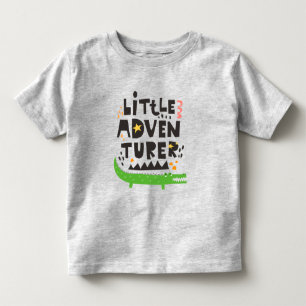 Little Adventurer Alligator Toddler T-Shirt