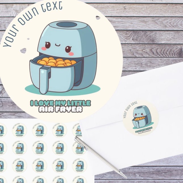 Little airfryer air fryer kawaii Sticker (Creator Uploaded)