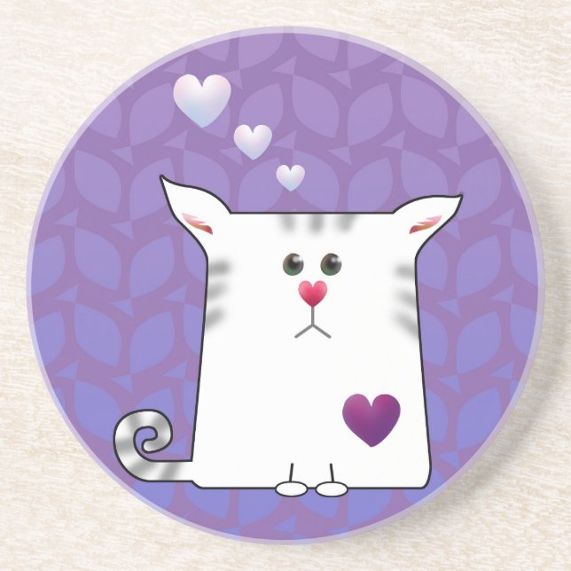 Little Alfie purple Coaster (Front)