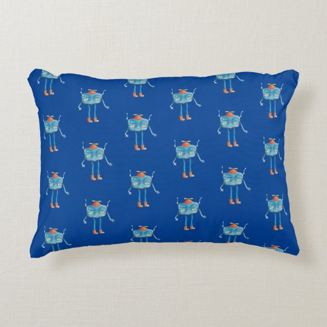 Little Alien Pi   Decorative Cushion (Front)