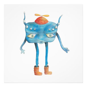 Little Alien Pi Photo Print