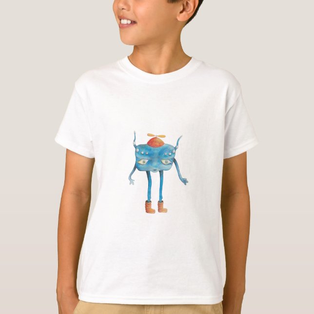 Little Alien Pi   T-Shirt (Front)