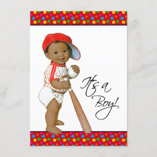 Little All Star Baby Boy Shower Invitation