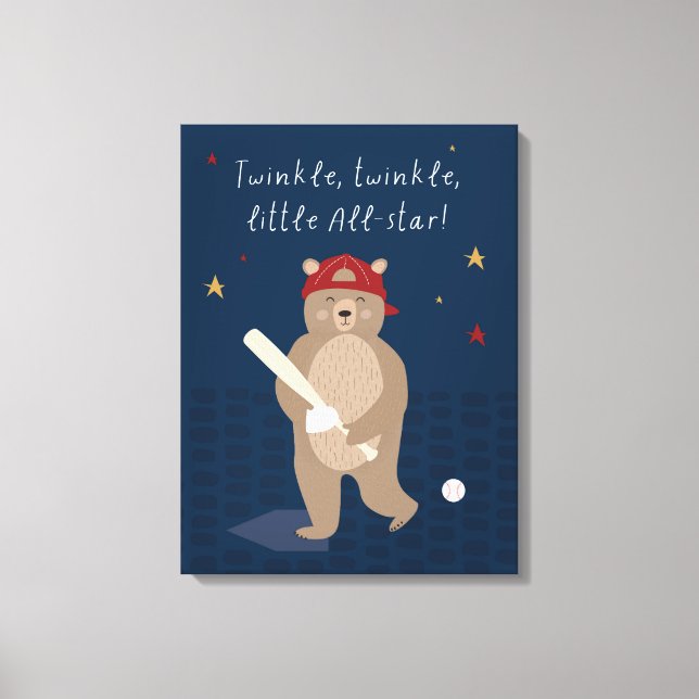 Little All-Star  Canvas Print (Front)