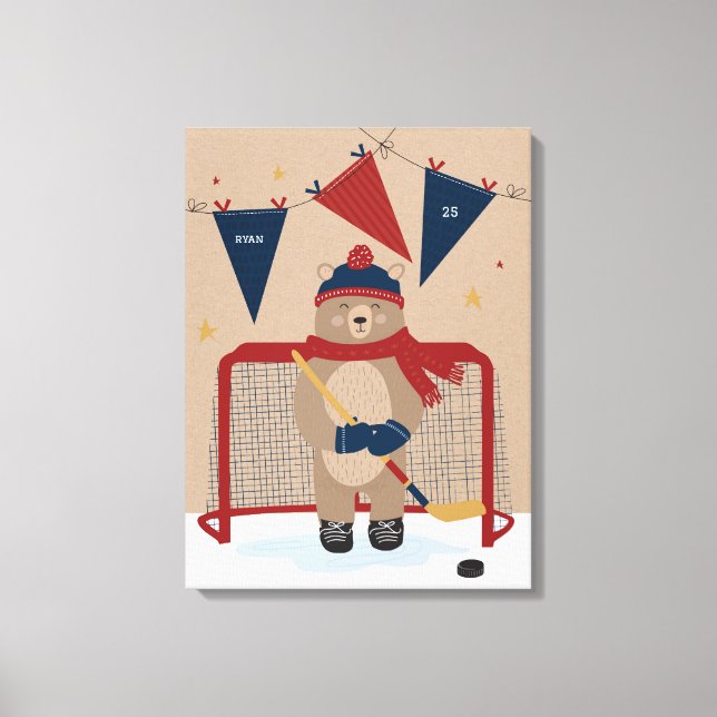 Little All-Star Rinkside Rookie Canvas Print (Front)