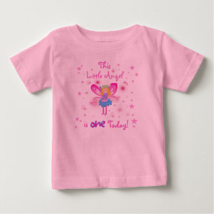 Little Angel 1st Birthday Baby T-Shirt
