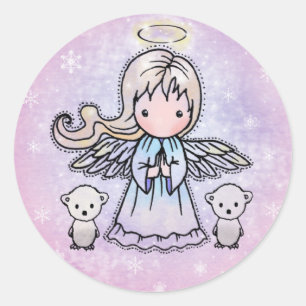 Little Angel and Polar Bears Stickers