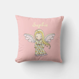 Little Angel Faerie Personalised Throw Pillow