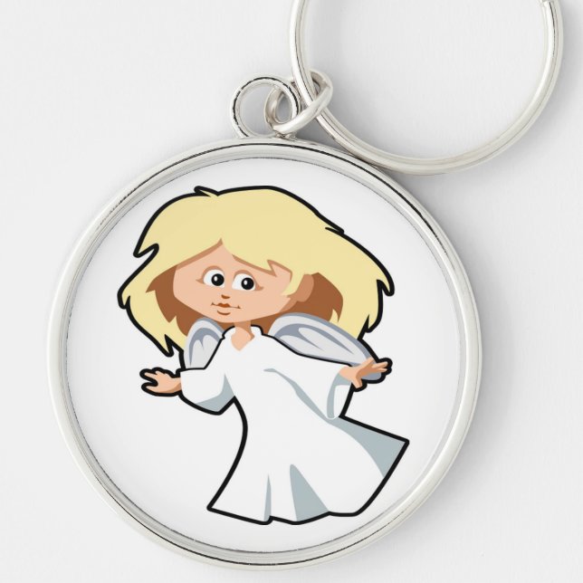 LITTLE ANGEL GIRL KEY RING (Front)