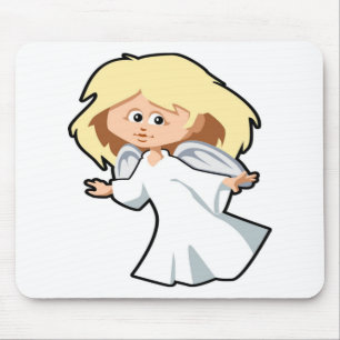 LITTLE ANGEL GIRL MOUSE MAT