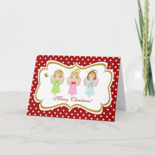 Little Angel Sisters, Greeting Card