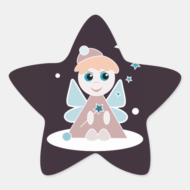 Little Angel Star Sticker (Front)