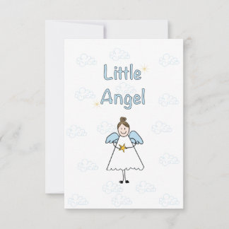 Little angel thank you card