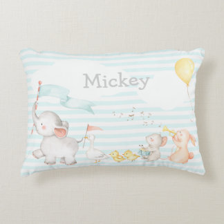 Little Animals Parade Pillow