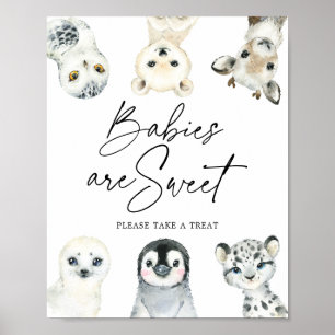 Little Arctic Baby Shower Babies Are Sweet Sign