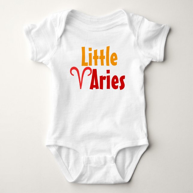 Little Aries Baby Bodysuit (Front)
