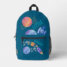 Little Astronaut Kids Backpack – Colourful Space P