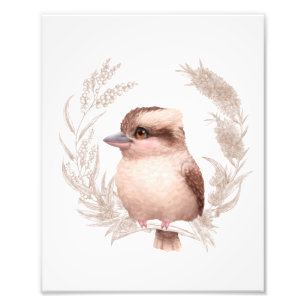 Little Aussie Friends - Kookaburra Photo Print