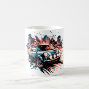 little automobile coffee mug