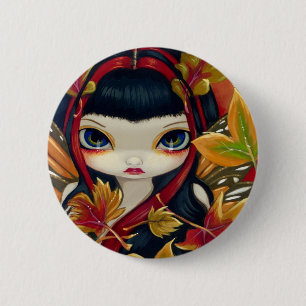 "Little Autumn Leaves" Button