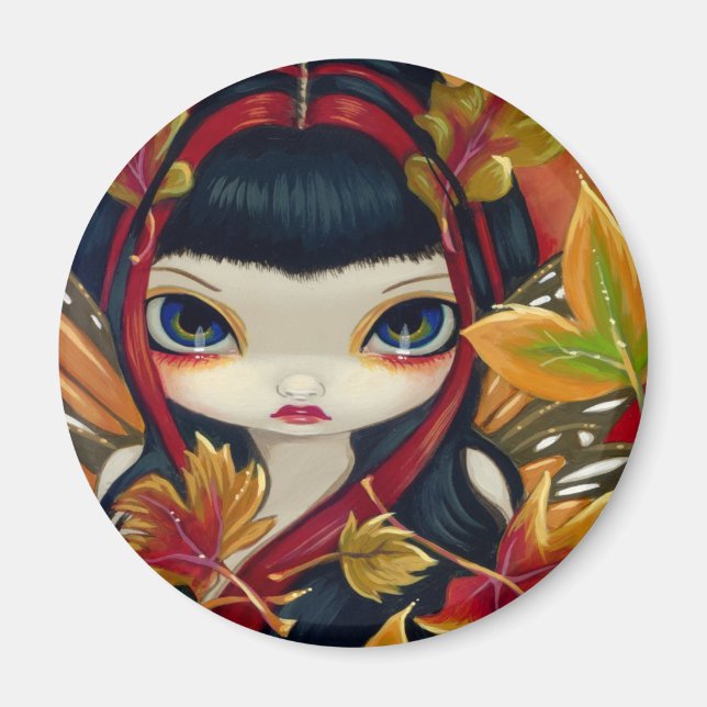 "Little Autumn Leaves" Magnet (Front)