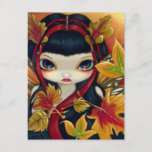 "Little Autumn Leaves" Postcard