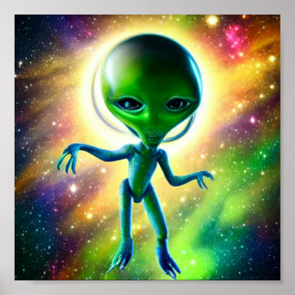 Little Baby Alien Lost In Space Poster