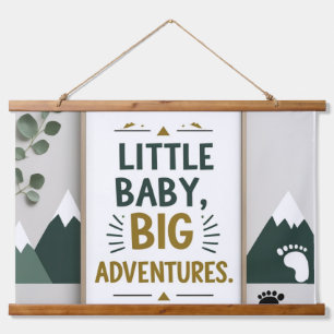 Little baby big  hanging tapestry